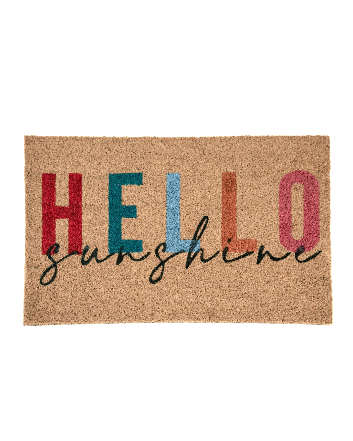Hello Sunshine Printed Coir Door Mat