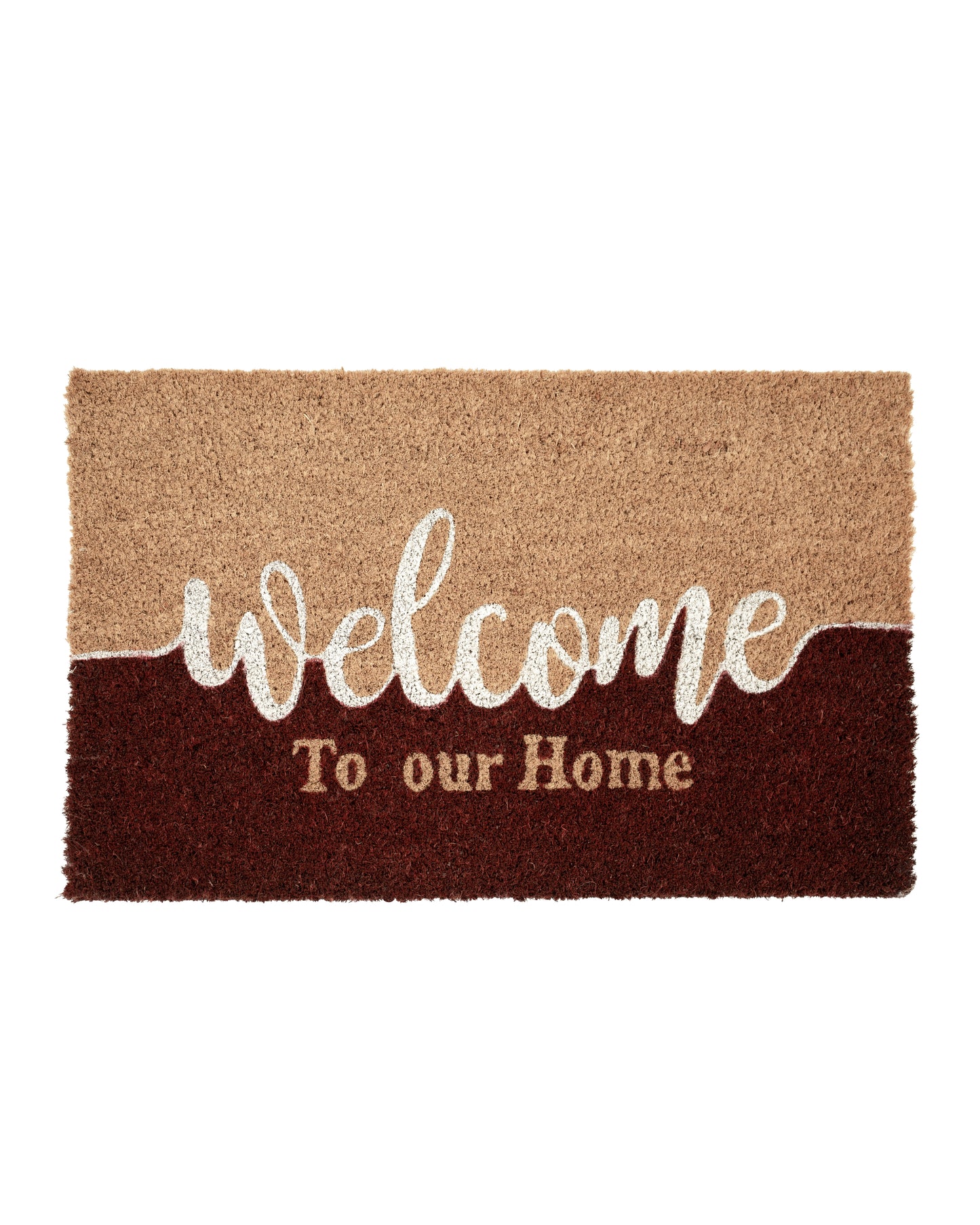 Welcome to Our Home Printed Coir Door Mat