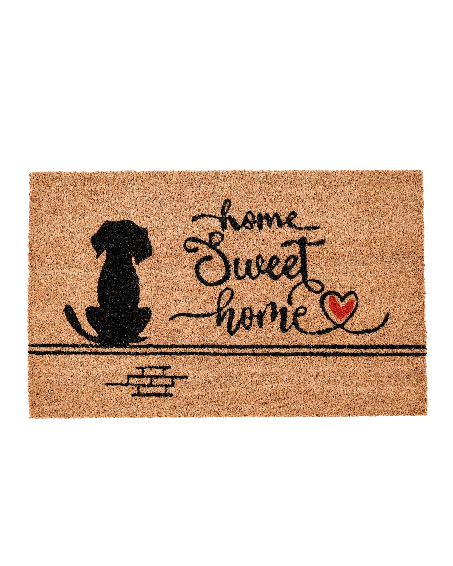 Home Sweet Home Dog Edition Printed Coir Door Mat