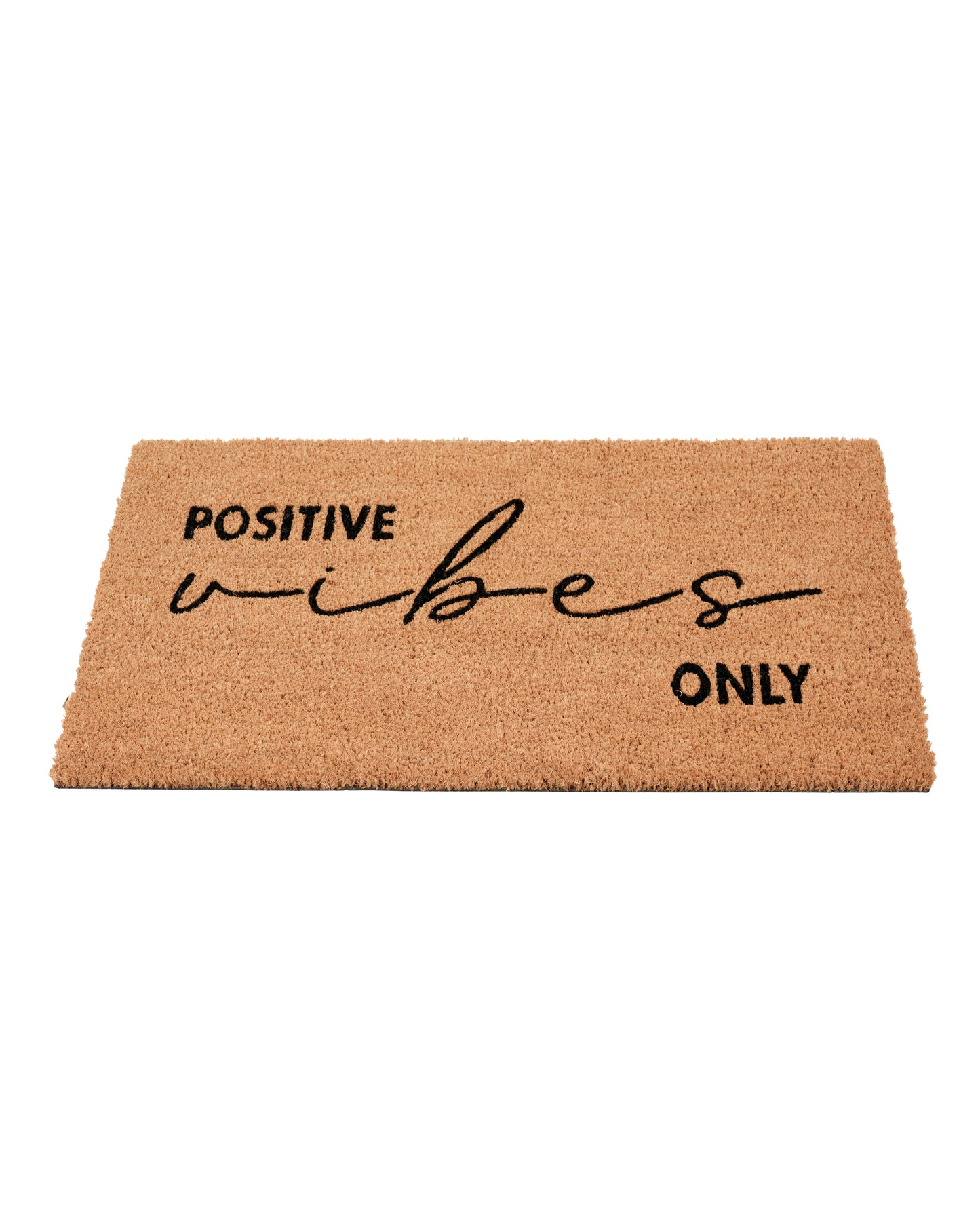 Positive Vibes Only Printed Coir Door Mat