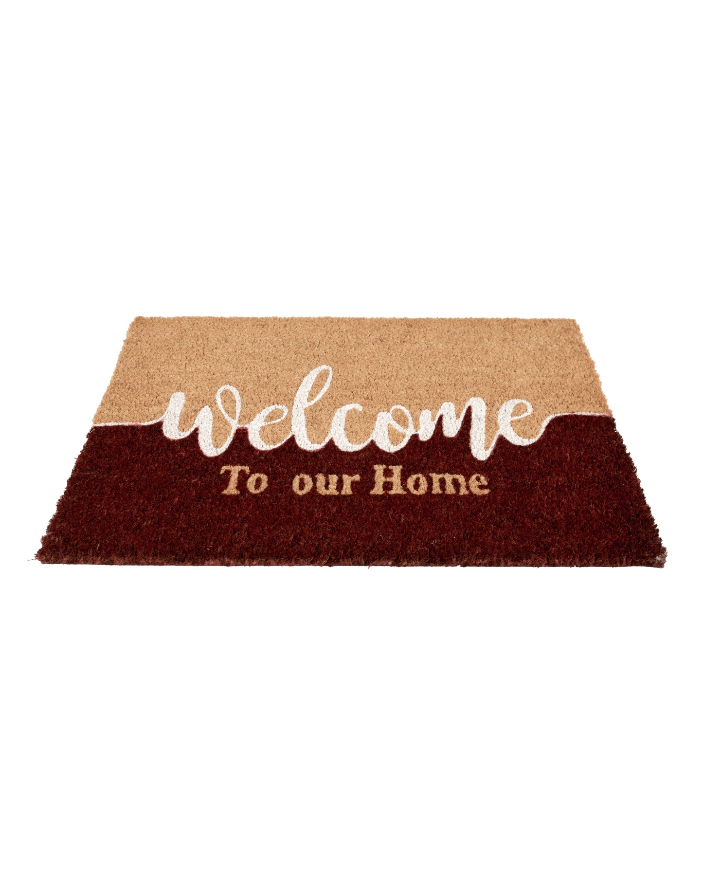 Welcome to Our Home Printed Coir Door Mat