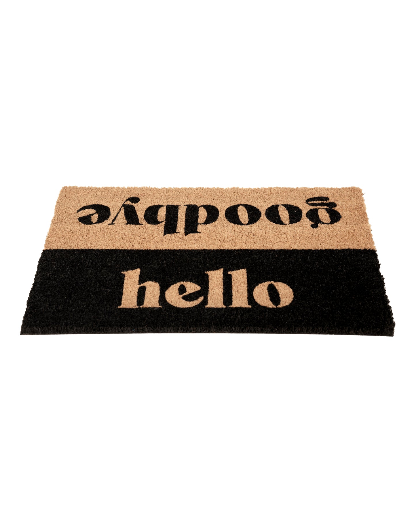 Hello Goodbye Printed Coir Door Mat