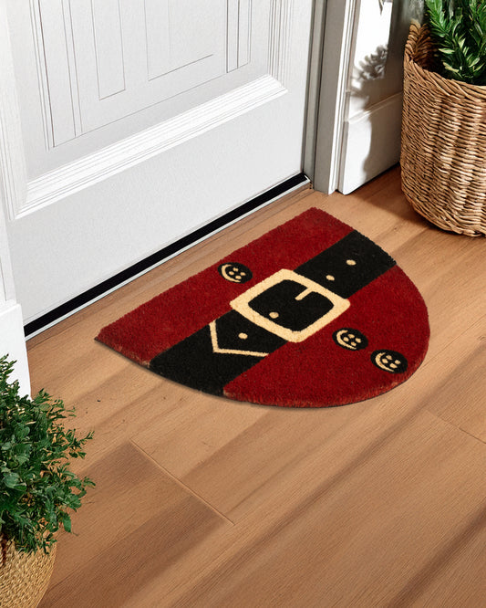 Santa’s Tummy Printed Coir Door Mat