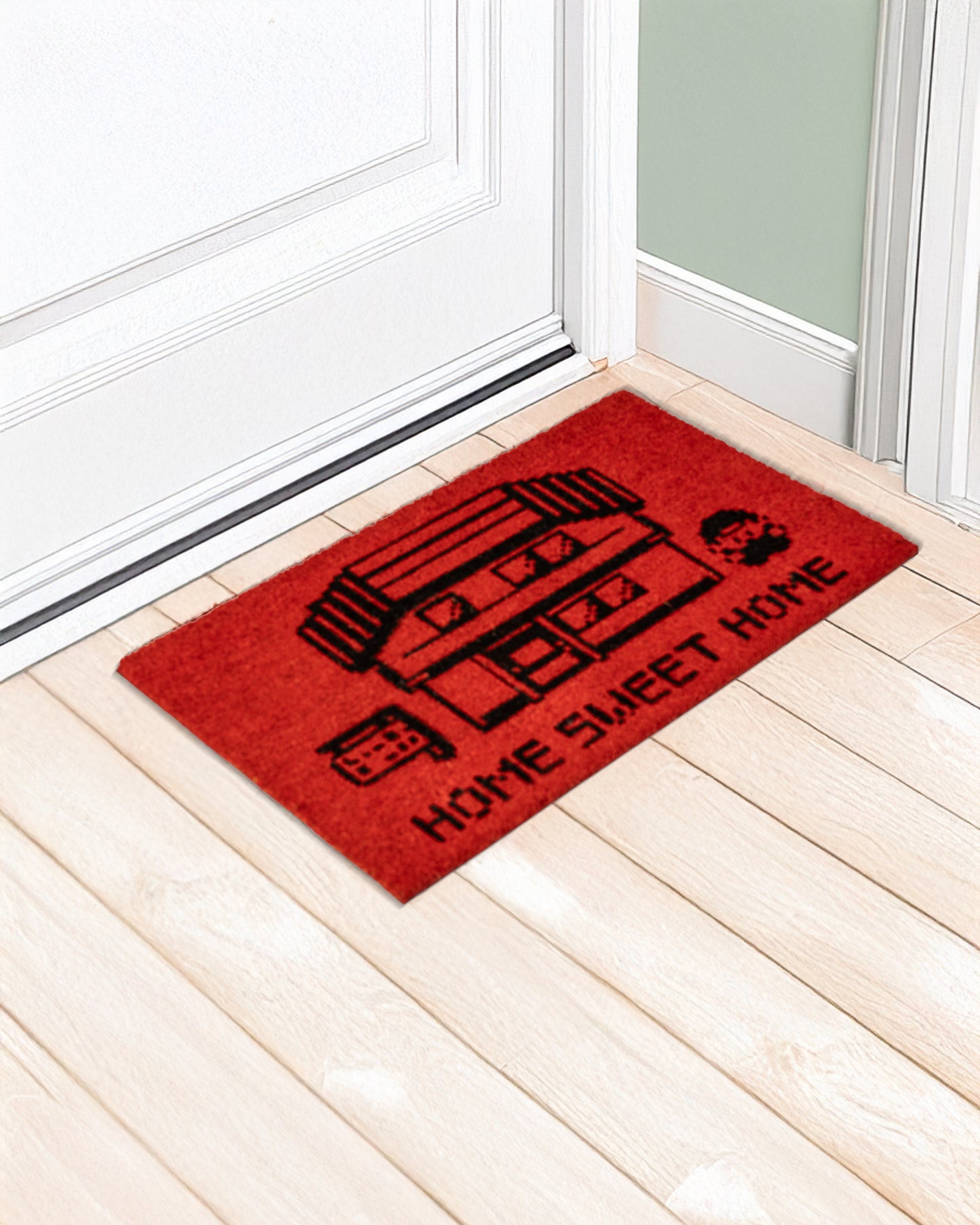 Home Sweet Home Mario Edition Printed Coir Door Mat