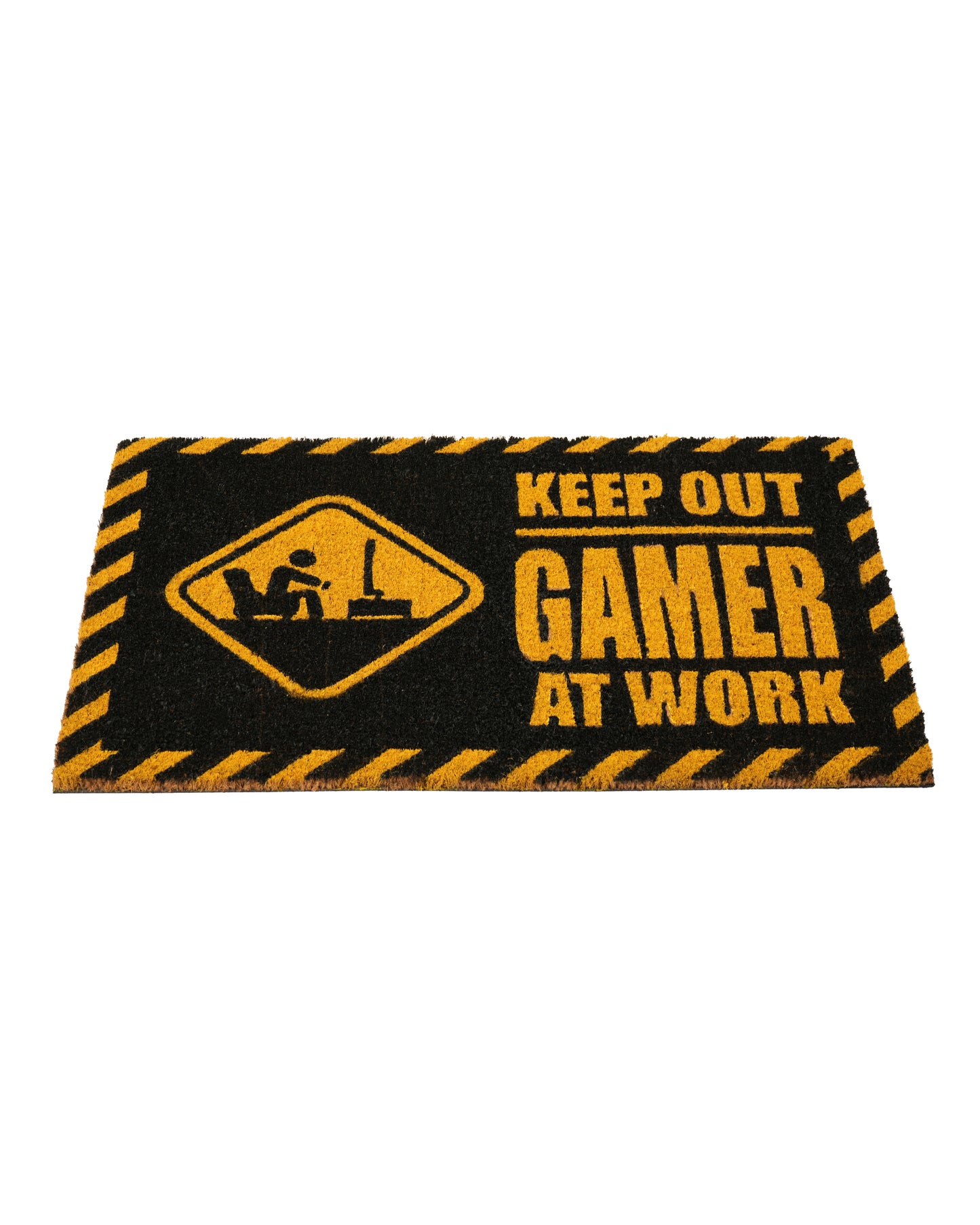 Gamer at Work Keep Out Printed Coir Door Mat 🎮🚀