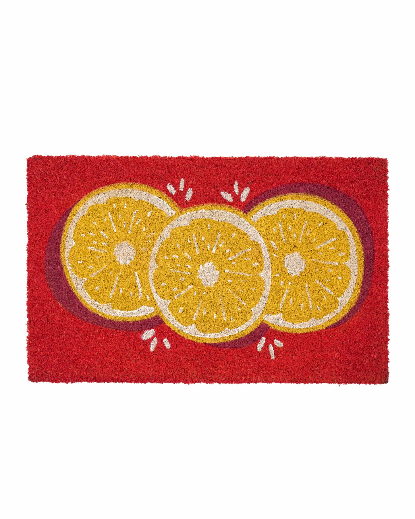 Three Lemons Printed Coir Door Mat