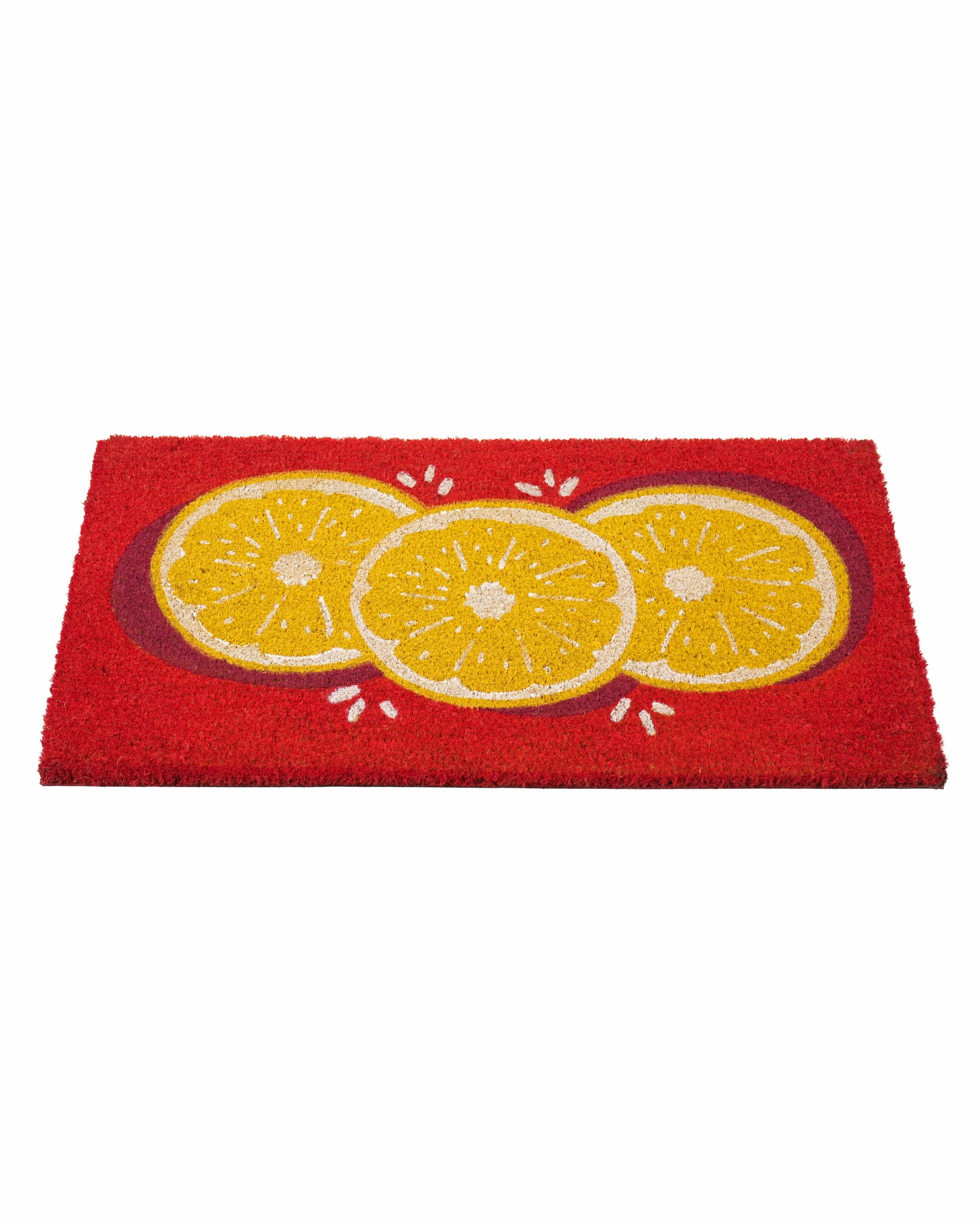 Three Lemons Printed Coir Door Mat