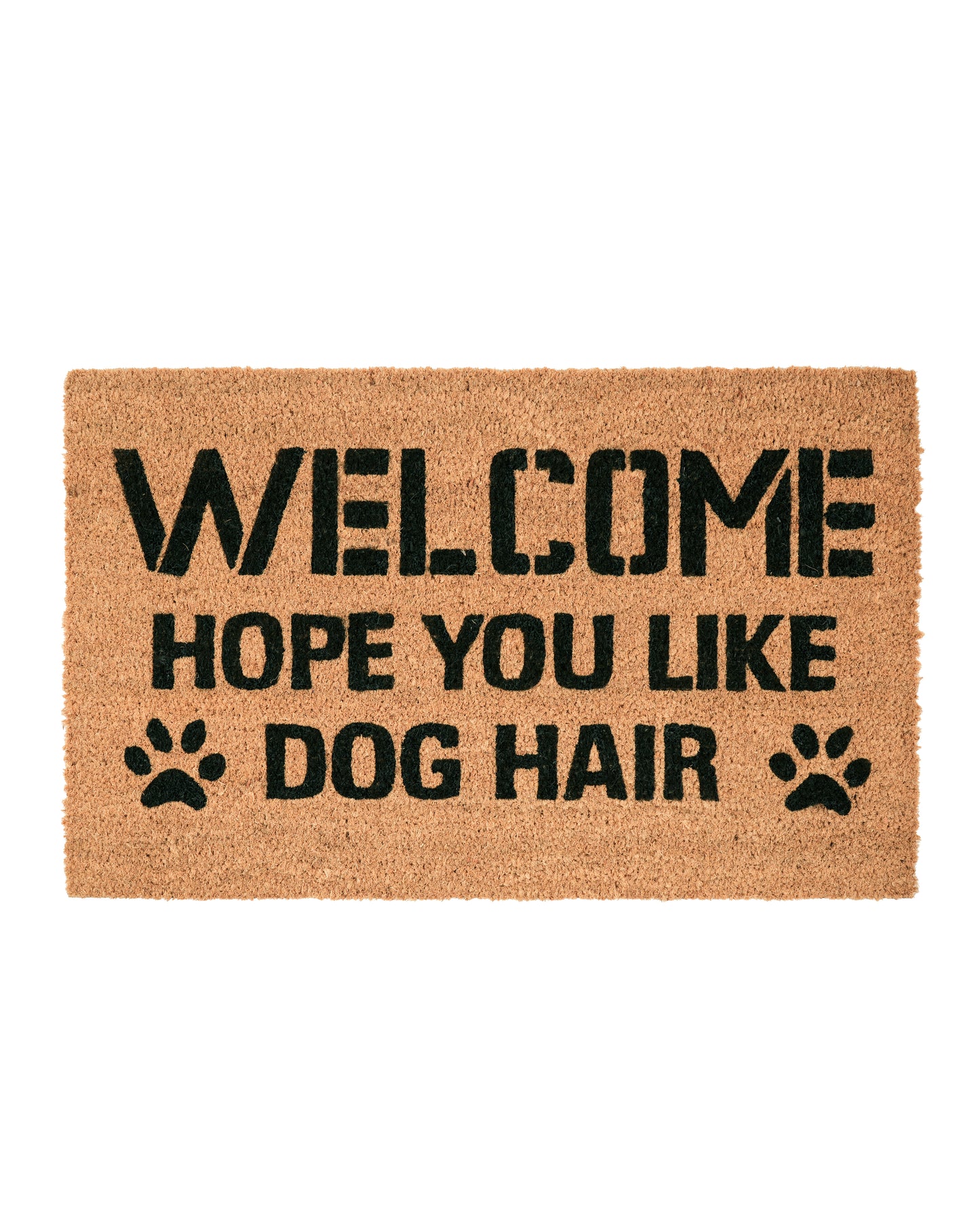 Hope You Like Dog Hair Printed Coir Door Mat 🐶✨
