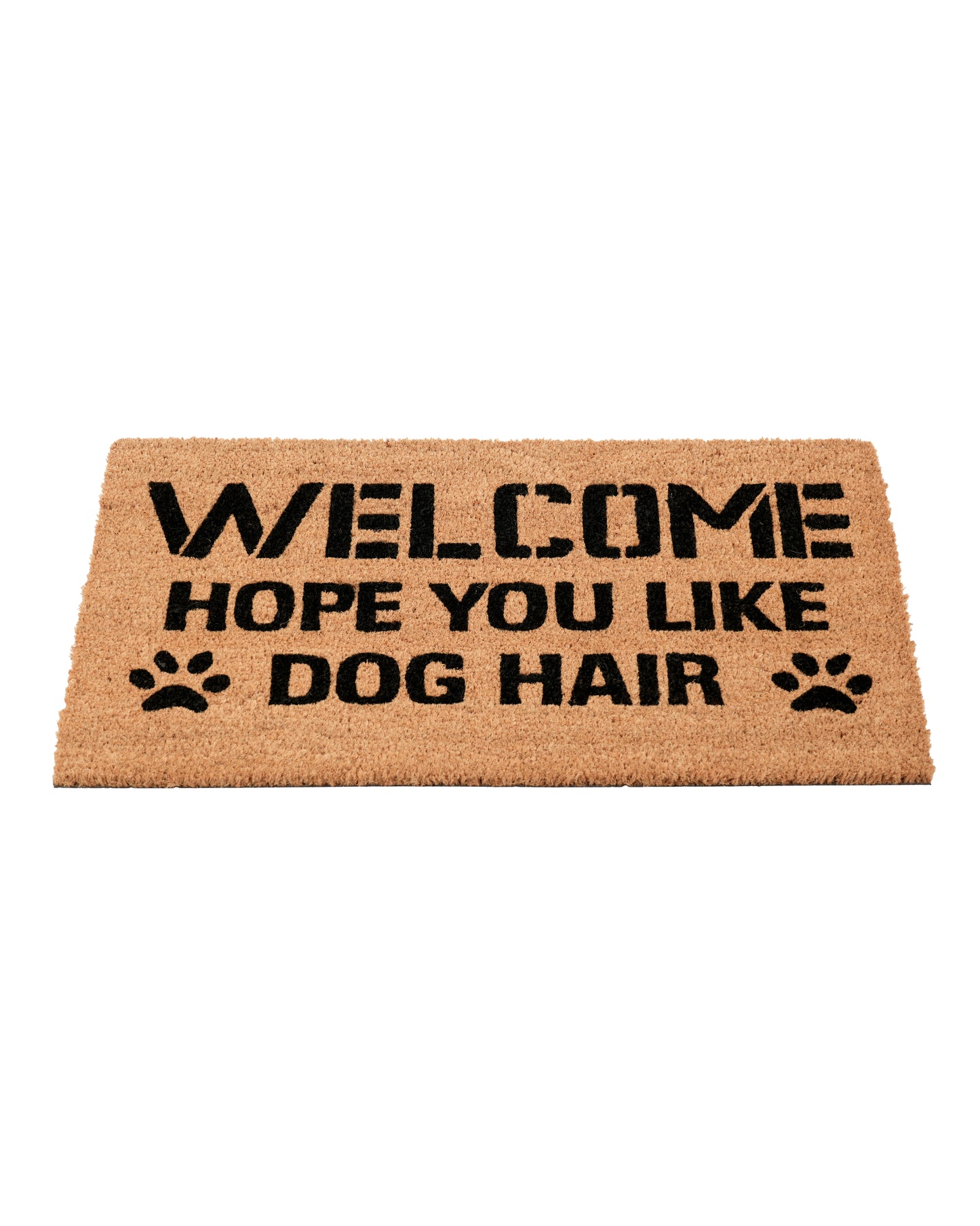 Hope You Like Dog Hair Printed Coir Door Mat 🐶✨
