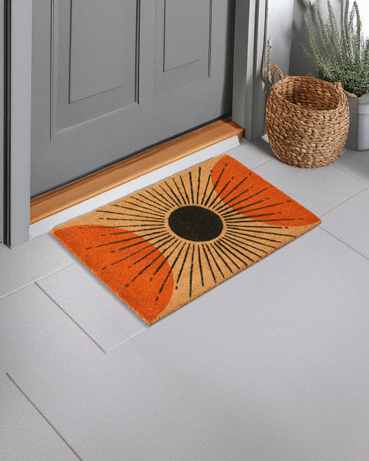 Bohemian Sun Printed Coir Door Mat