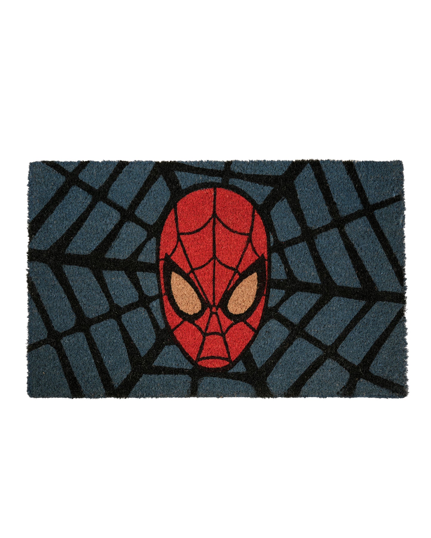 Spidy with Blue Web Printed Coir Door Mat 🕸️🕷️