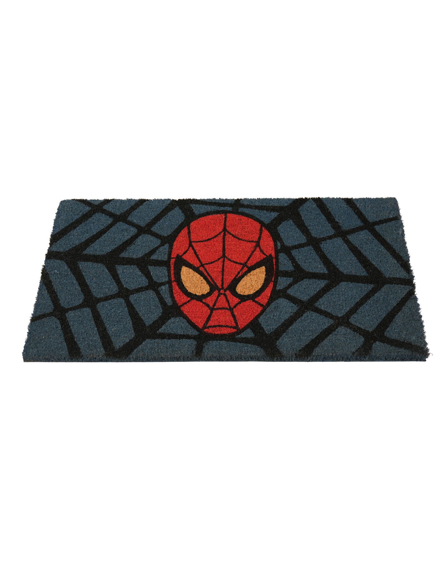 Spidy with Blue Web Printed Coir Door Mat 🕸️🕷️