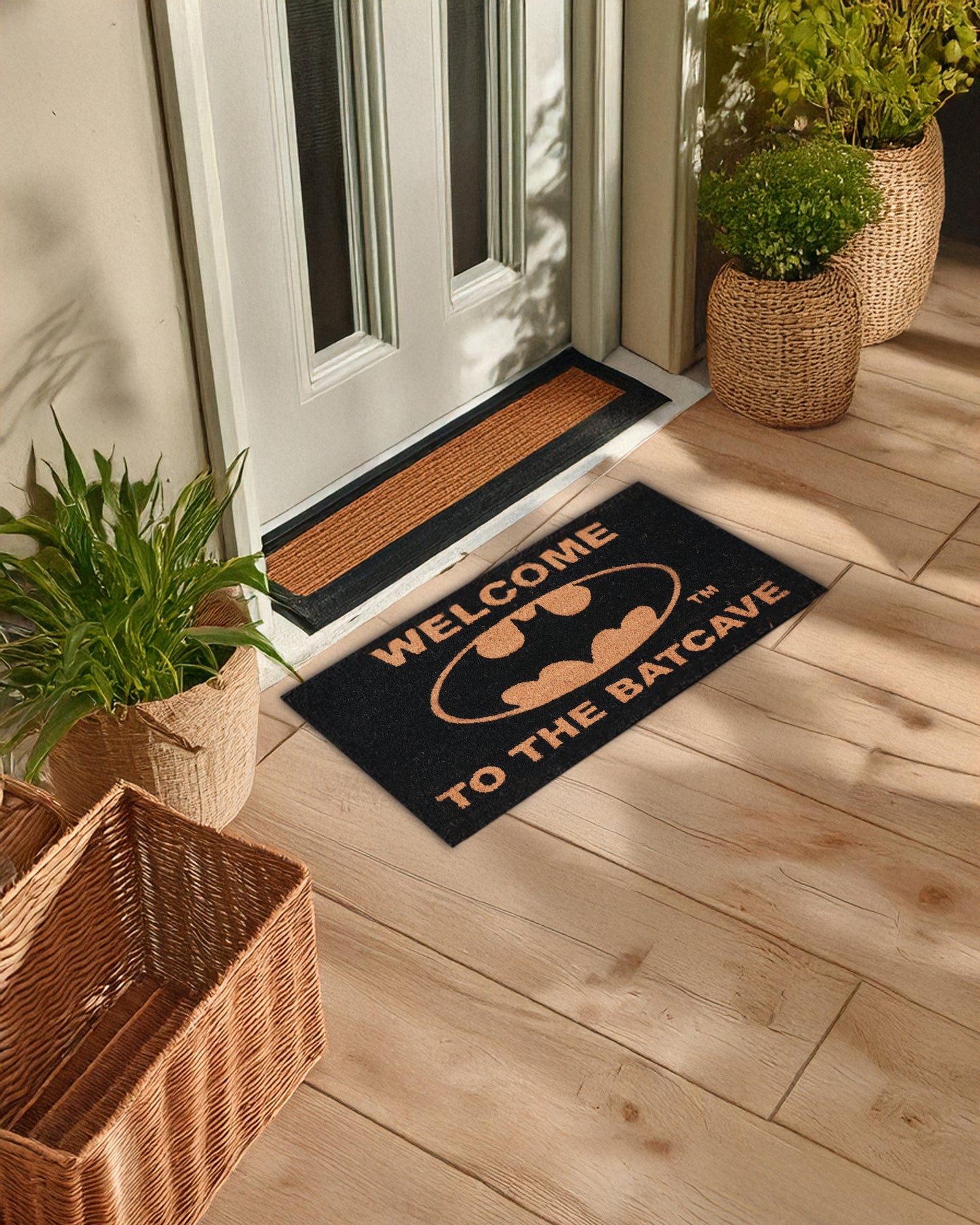 Welcome to the Bat Cave Printed Coir Door Mat 🦇✨