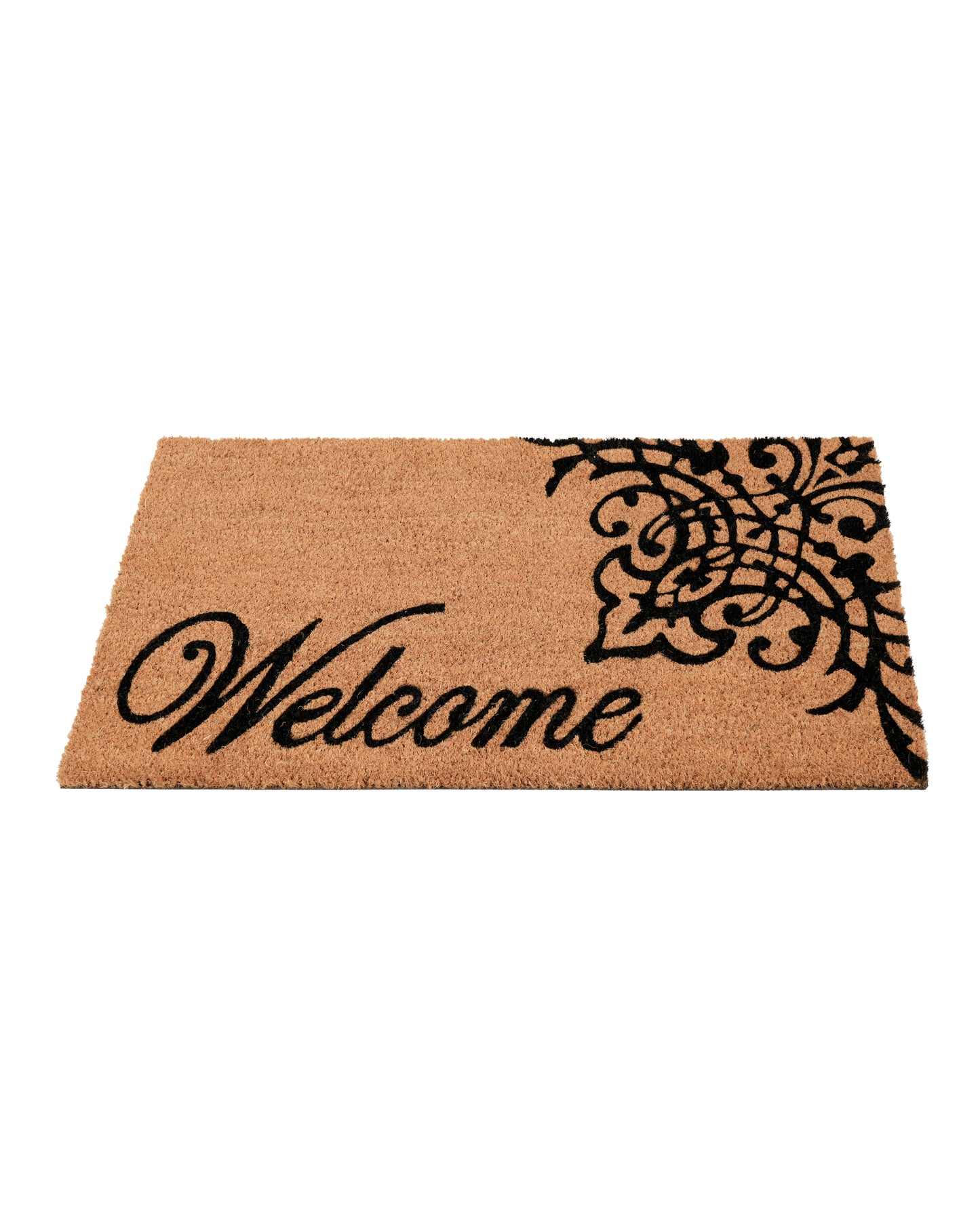 Welcome with Venetian Gate Design Printed Coir Door Mat