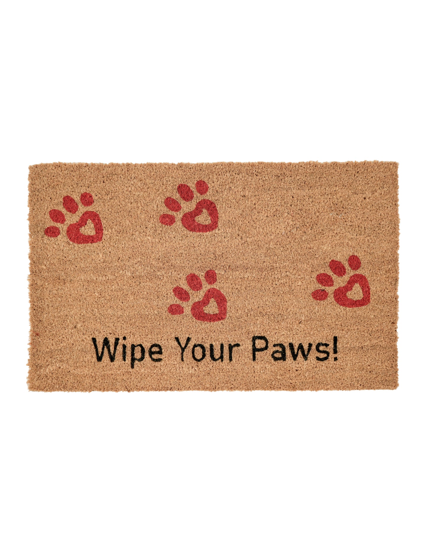 Wipe Your Paws Printed Coir Door Mat