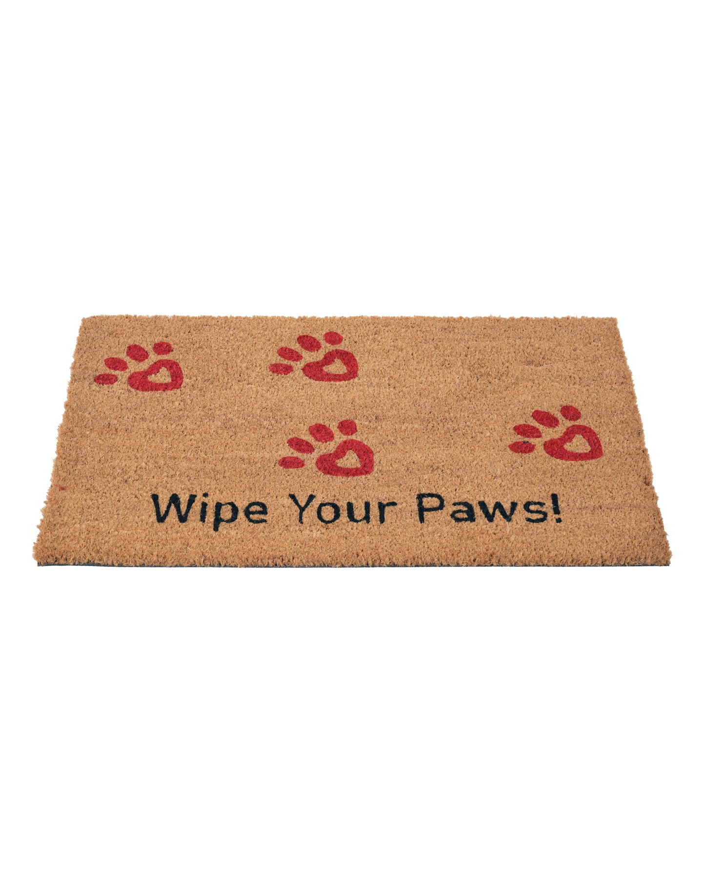 Wipe Your Paws Printed Coir Door Mat